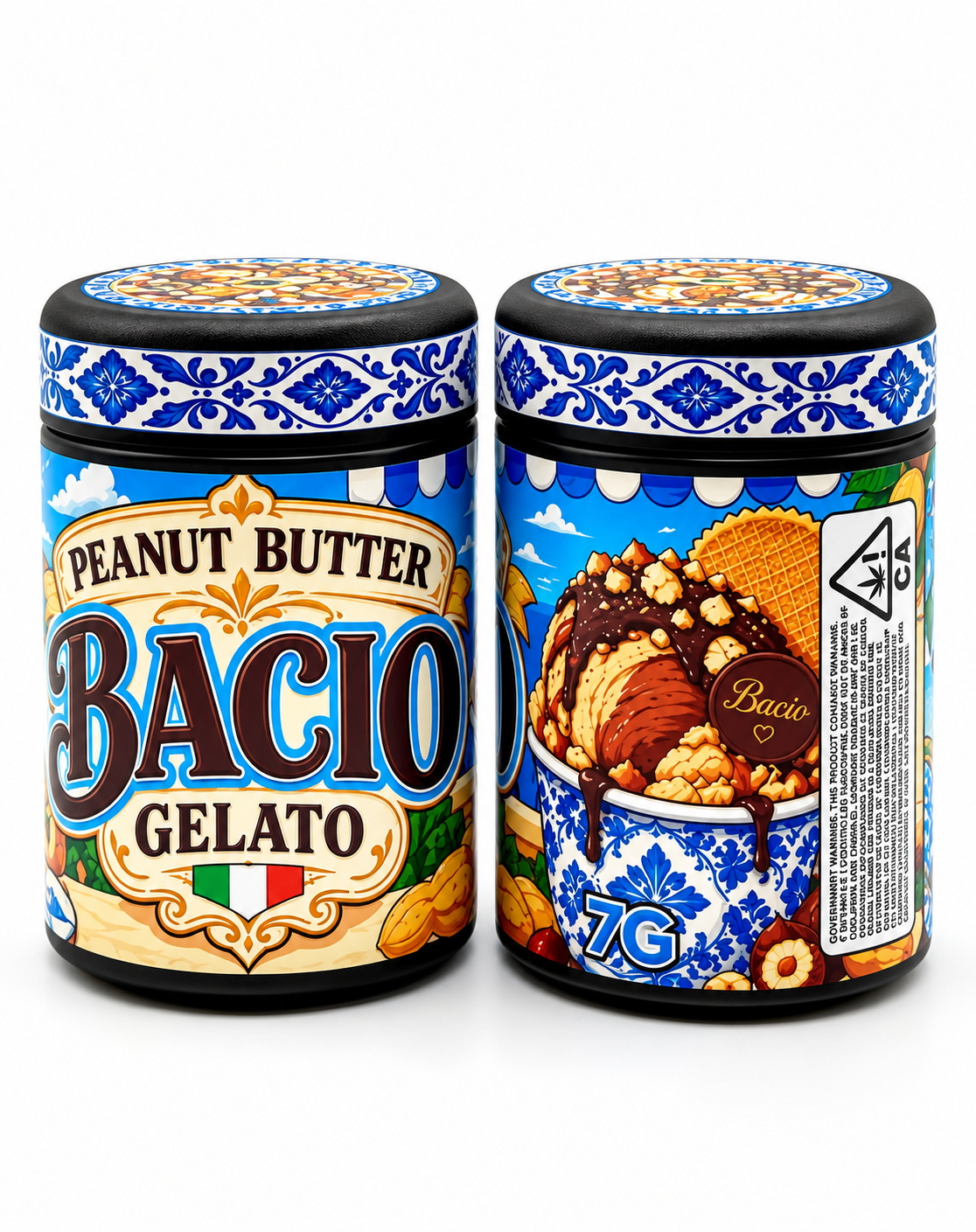 Peanut Butter Bacio Gelato - 64x 7G Jars